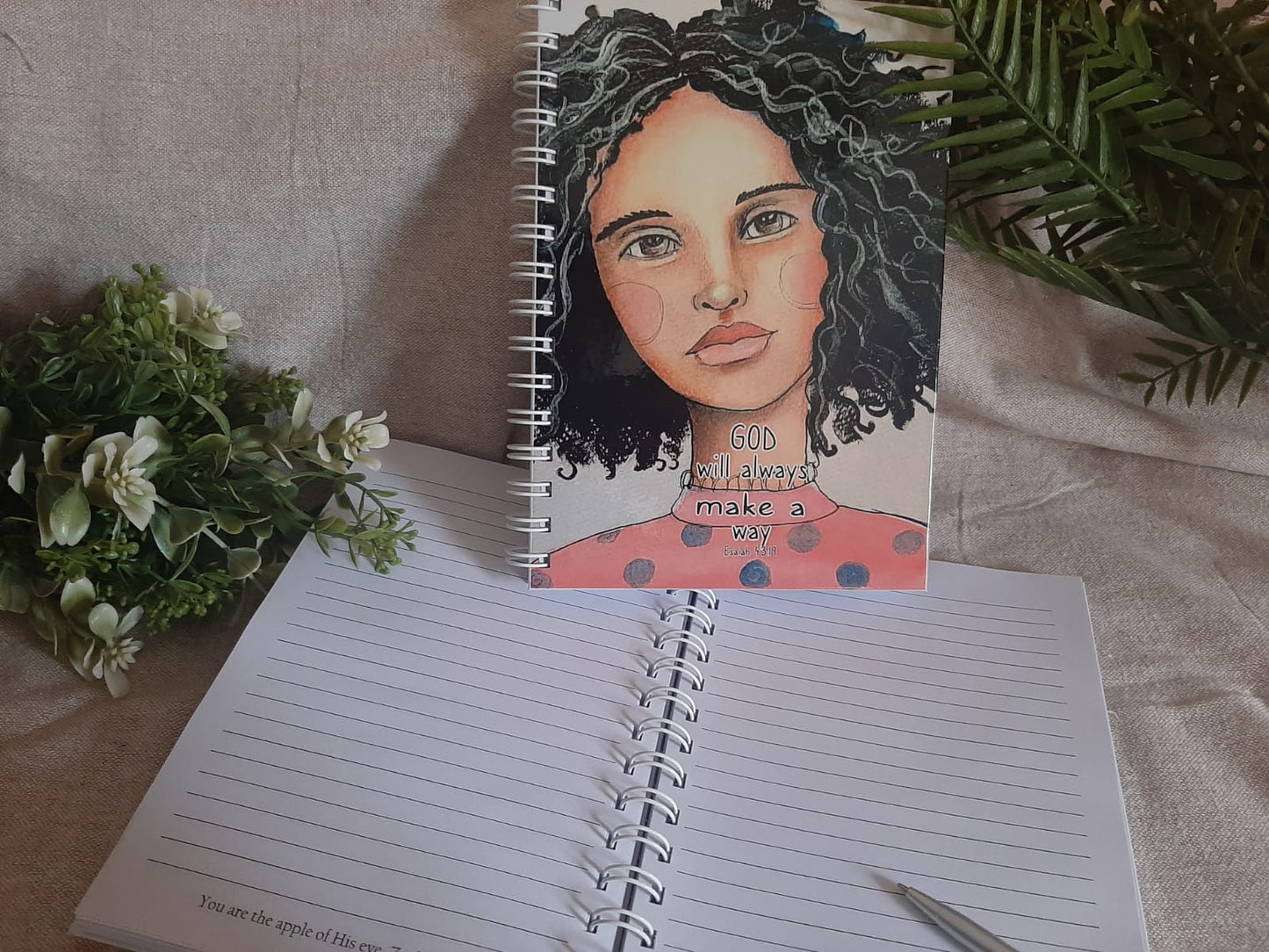 Christian Polka Dot Notebook